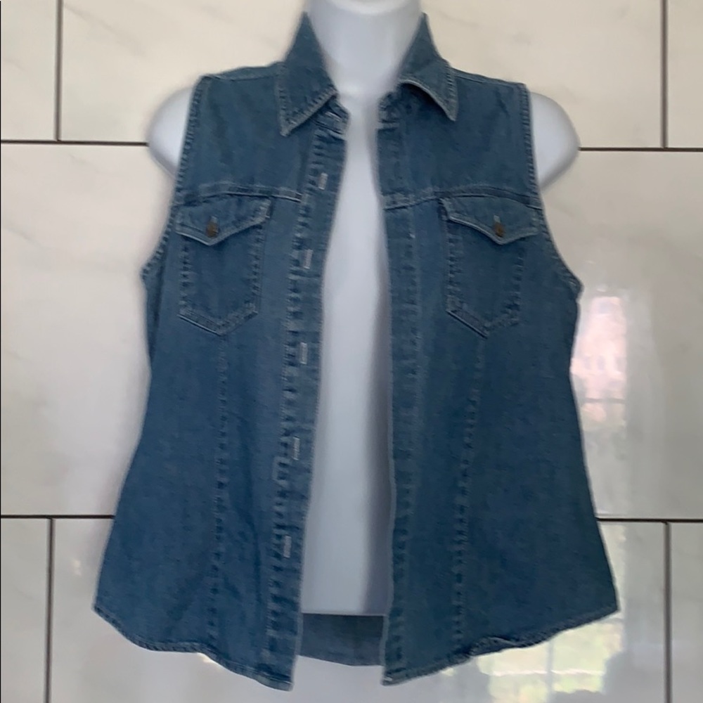 Denim vest